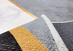 Alfombra Wilton - Savino (negro/blanco/gris)