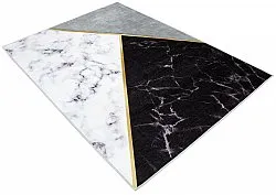 Alfombra Wilton - Savino (negro/blanco/gris)