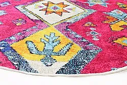 Alfombras redondeadas - Misare (rosa/multicolor)