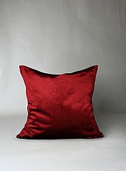 Funda de almohada - Cojines de terciopelo Marlyn (rojo)