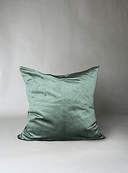 Funda de almohada - Cojines de terciopelo Marlyn (verde)
