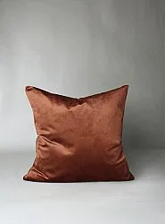 Funda de almohada - Cojines de terciopelo Marlyn (marrón)
