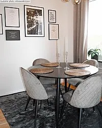Alfombra de Viscosa - Jodhpur Special Luxury Edition (negro)