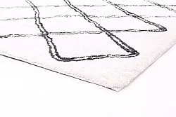 Alfombras de pelo largo - Morocco (negro/blanco)