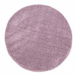 Alfombras redondeadas - Soft Shine (púrpura)