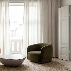 Cortinas Pack de 2 - Cortina de lino Noemi (crema)