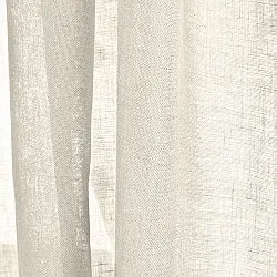 Cortinas Pack de 2 - Cortina de lino Noemi (crema)