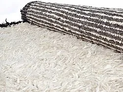 Alfombra de Lana - Nova (blanco/nero)