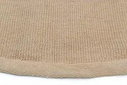 Alfombras redondeadas (sisal) - Agave (beige/marfil)