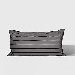 Funda de almohada - Isadora (gris oscuro)