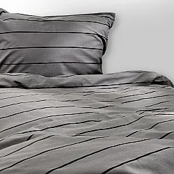 Funda de almohada - Isadora (gris oscuro)