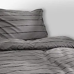 Funda de almohada - Isadora (gris oscuro)