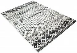 Alfombra Wilton - Ovada (negro/blanco)