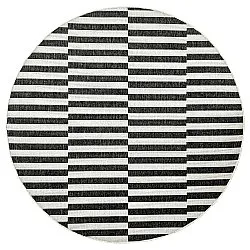 Alfombras redondeadas - Indoor/Outdoor Otto (negro)