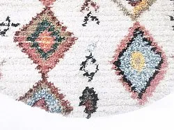 Alfombras redondeadas - Sezze (beige/multi)