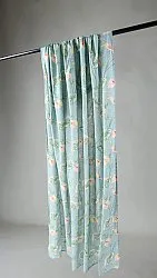 Cortinas - Cortina de algodón Adella (turquesa)