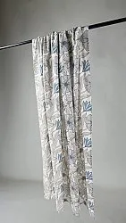 Cortinas - Cortina de algodón Aurelia (azul)