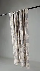 Cortinas - Cortina de algodón Abril (gris/beige)
