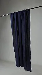 Cortinas - Cortina de algodón Adriana (negro)