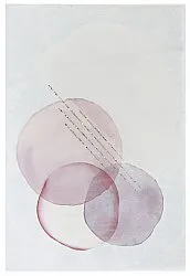 Alfombra Wilton - Layon (gris/rosa)