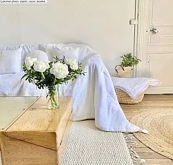 Alfombras redondeadas - Natural (yute)