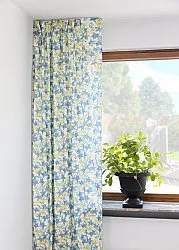Cortinas - Cortina de algodón Petite (azul)