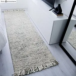 Alfombra de Lana - Plockton (gris/blanco/verde)
