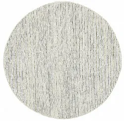 Alfombras redondeadas - Plockton (gris/blanco/verde)
