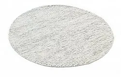Alfombras redondeadas - Plockton (gris/blanco/verde)
