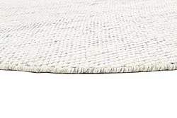 Alfombras redondeadas - Plockton (gris/blanco/verde)