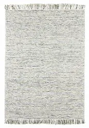 Alfombra de Lana - Plockton (gris/blanco/verde)
