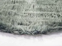 Alfombras redondeadas - Pomaire (gris/verde)