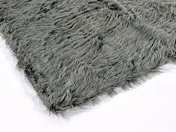Alfombras de pelo largo - Pomaire (gris/verde)