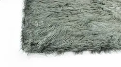 Alfombras de pelo largo - Pomaire (gris/verde)
