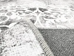 Alfombra Wilton - Santi (gris/blanco)