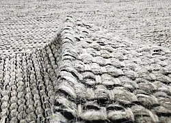 Alfombra de Lana - Otago (gris/negro)