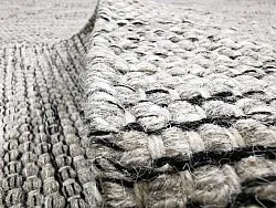 Alfombra de Lana - Otago (gris/negro)