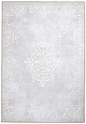 Alfombra Wilton - Santi (gris claro/blanco)