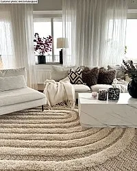 Alfombras de pelo largo - Ronda (beige)