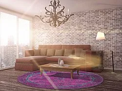 Alfombras redondeadas - Gombalia (morado)