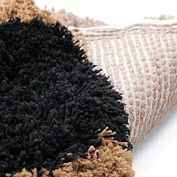 Alfombras redondeadas - Cefalu Natural Cotton Shaggy (multicolor)