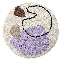Alfombras redondeadas - Naousa Natural Cotton Shaggy (multicolor)