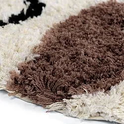 Alfombras redondeadas - Naousa Natural Cotton Shaggy (multicolor)