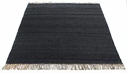 Alfombra de yute - Nawa (yute/negro)