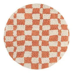 Alfombras redondeadas - Atrani Natural Cotton Shaggy (naranja)