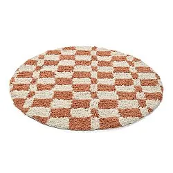 Alfombras redondeadas - Atrani Natural Cotton Shaggy (naranja)