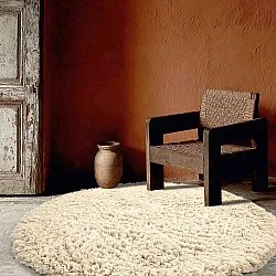 Alfombras redondeadas - Aliste Wool Shaggy (alabaster gleam)