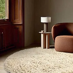 Alfombras redondeadas - Aliste Wool Shaggy (alabaster gleam)