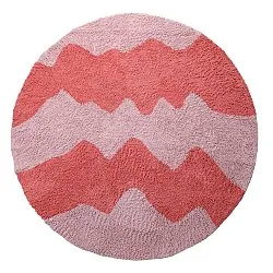 Alfombras de pelo largo - Amira Natural Cotton Shaggy (rosa)