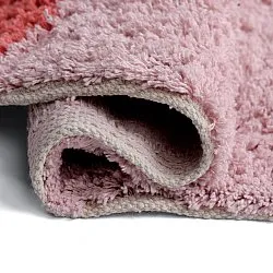 Alfombras de pelo largo - Amira Natural Cotton Shaggy (rosa)